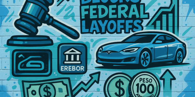 US digest: Judge blocks federal layoff, Tesla rebound, regulators approve Erebor Bank