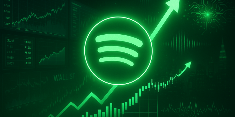 Spotify shares in green after being named top media pick by Morgan Stanley