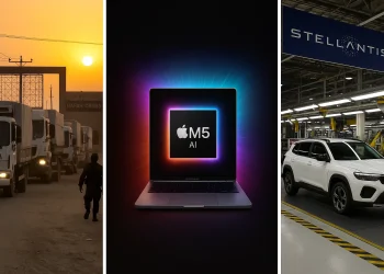 Evening digest: aid flows back into Gaza, Apple’s M5 chip, Stellantis $13B America bet