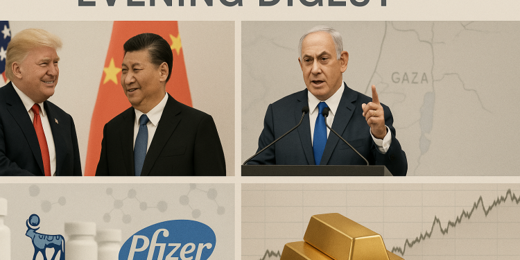 Evening digest: Trump’s Asia tour ends, Netanyahu warns Hamas, Novo challenges Pfizer