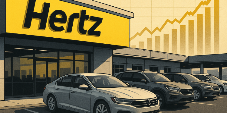 Hertz stock jump nearly 40% after returning to profitability