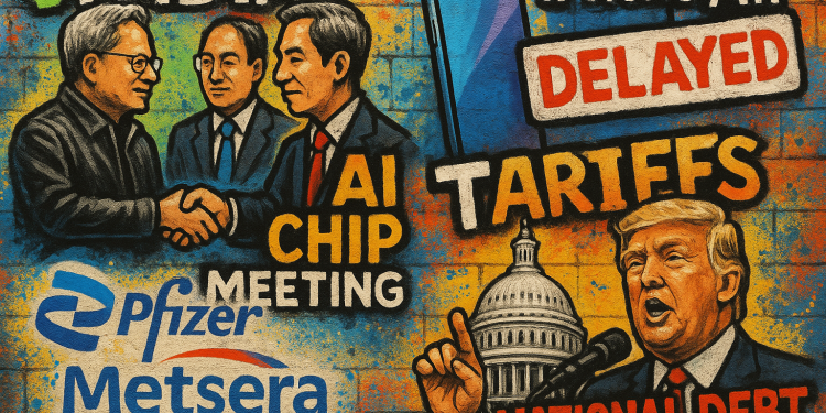 US digest: Nvidia rebounds ahead of rarnings, Apple delays new iPhone Air, Trump eyes debt paydown