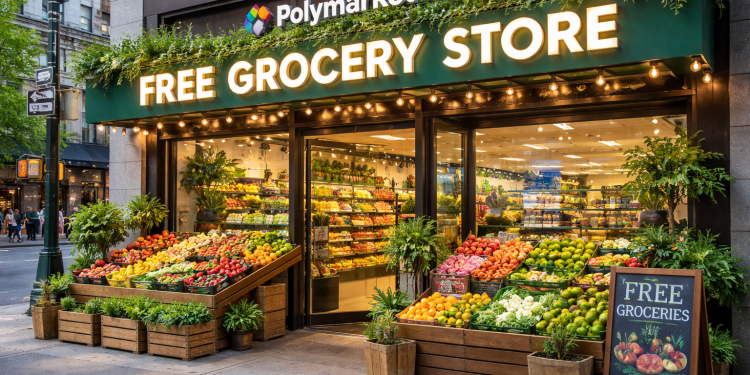 Polymarket takes crypto offline with free grocery store push in New York City