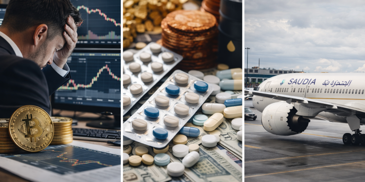 Evening digest: Bitcoin crashes, weight-loss drug price war, Saudia’s fleet expansion