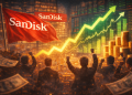 SanDisk stocks rockets another 16% today: why analyst see further upside ahead