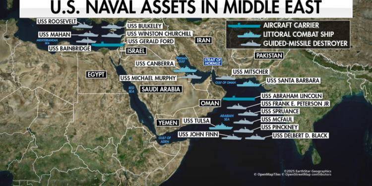 US surges forces to Middle East as Pentagon warns Iran fight ‘will take some time’